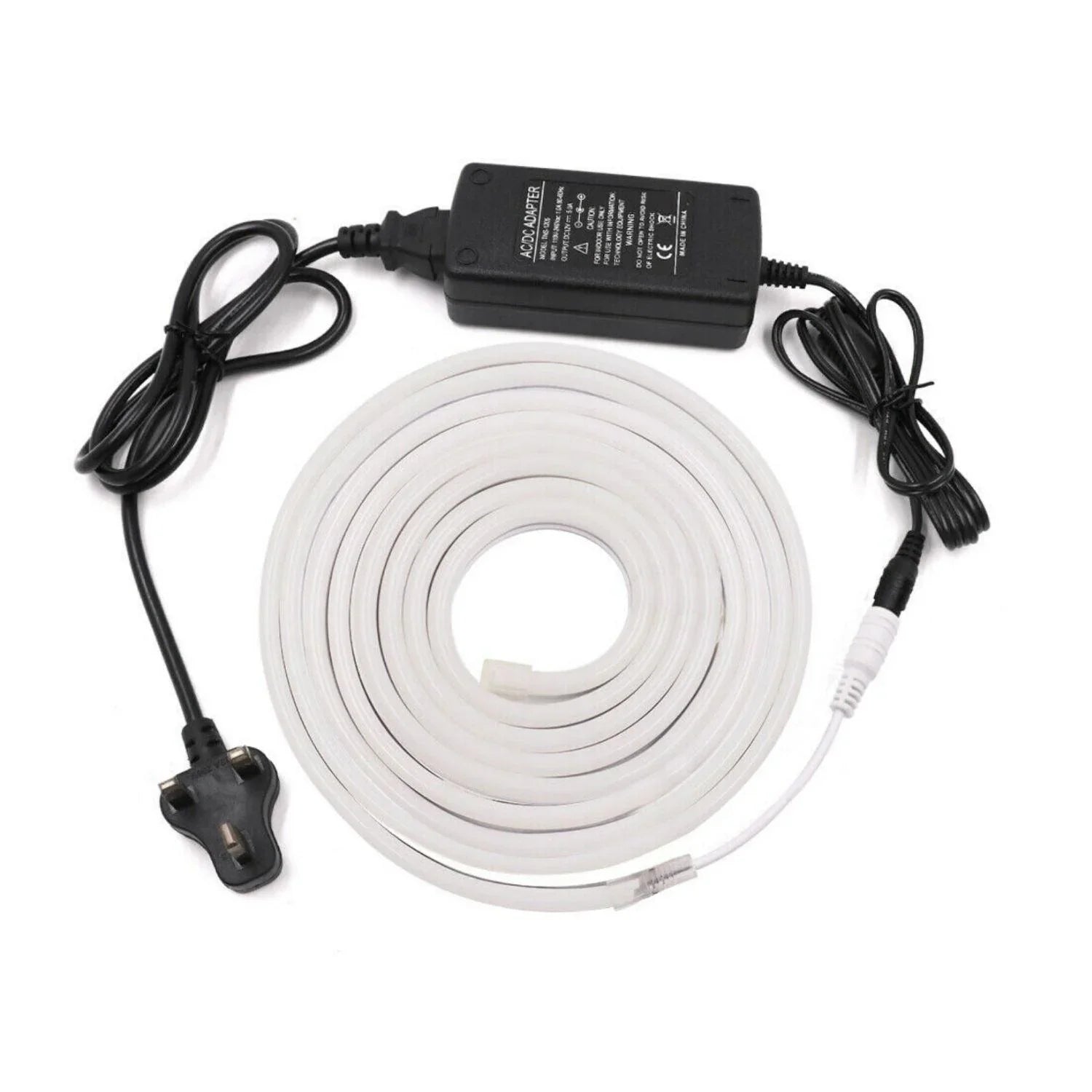 ATOM-LED-Neon-Flex-Warm-White-12V-6-x-12mm.jpg Mini Warm White Neon Flex 3000K 12V 6x12mm 120LEDs/m IP65 Waterproof 2.5cm Cut Kit - Image 5