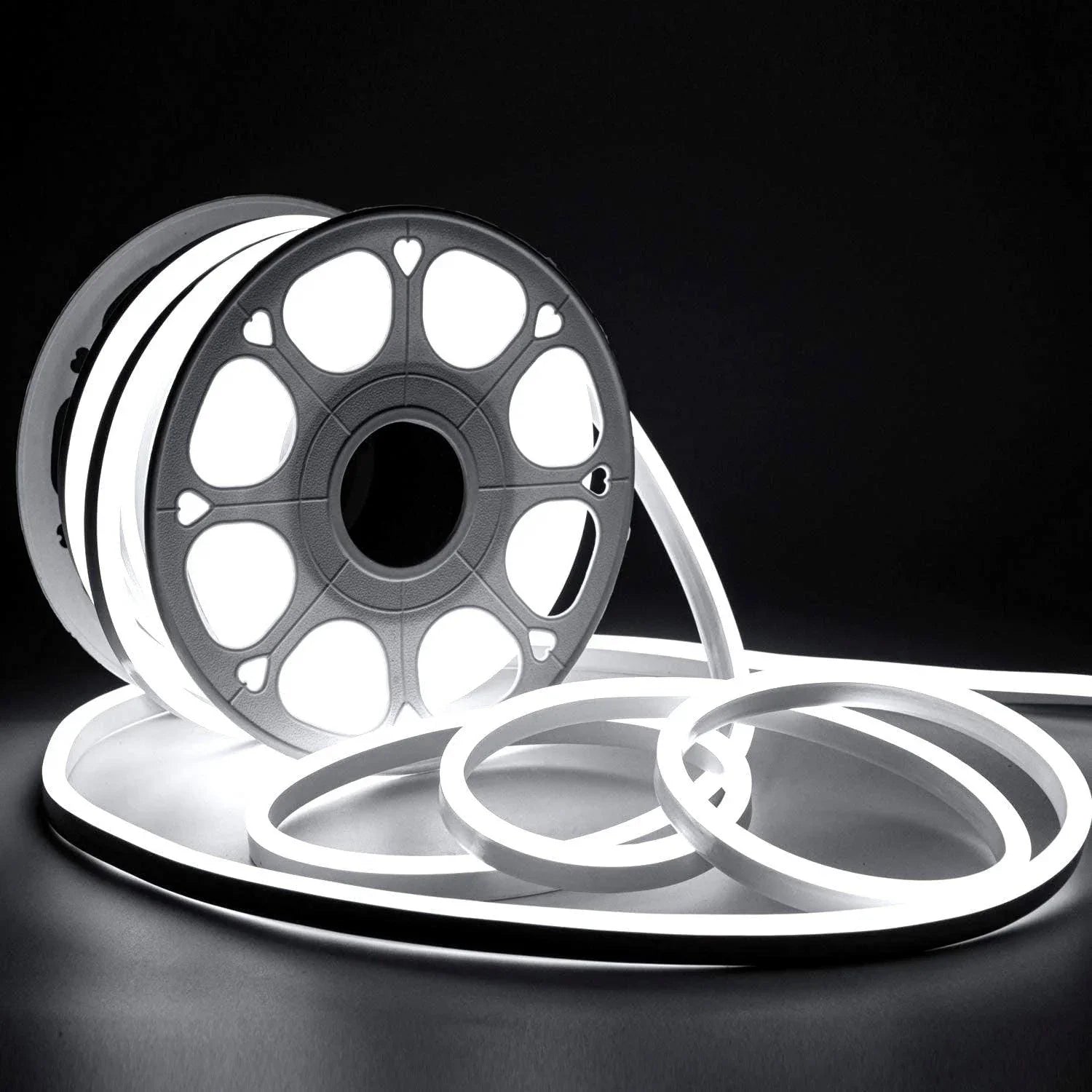 LEDNeonFlexCoolWhite8x16mmAC220V240V_2_9e04bc7a-3db2-4d70-adae-0c215db6a7ae.jpg Cool White Neon Flex 220V 240V 8x16mm 120LEDs/m IP65 Waterproof with UK Plug - Image 4