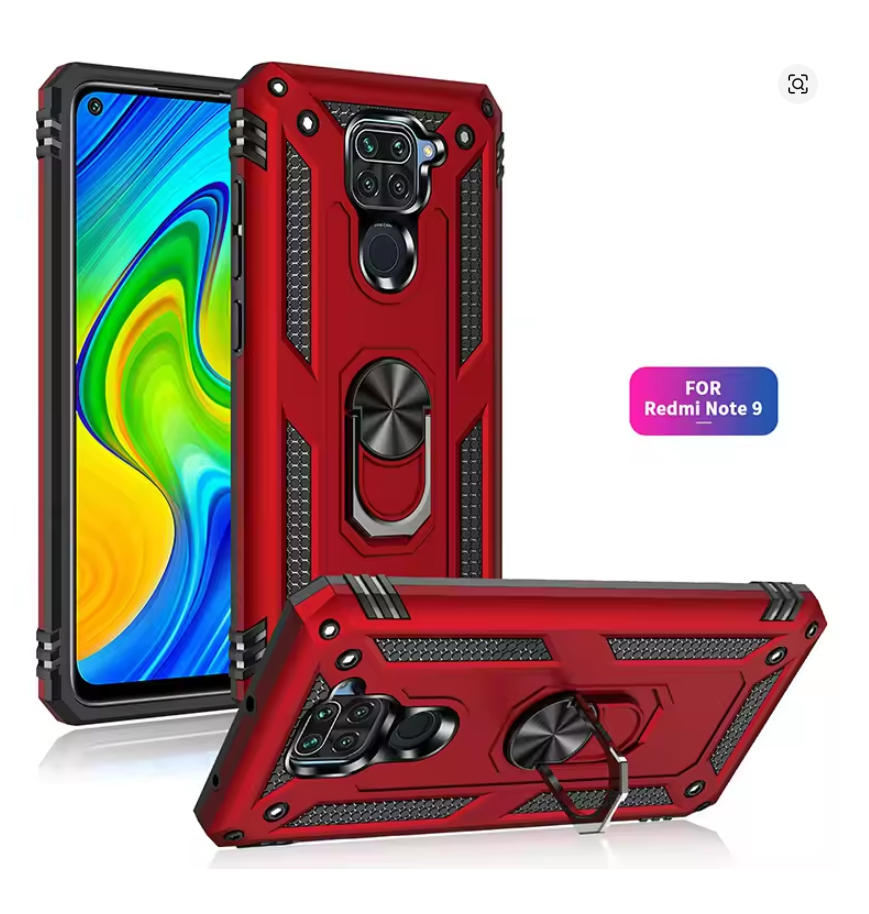 shockproof for xiaomi redmi note 9 case military armor drop protective ring holder magnet phone case redmi note 9 pro redmi 9 shockproof for xiaomi redmi note 9 case military armor drop protective ring holder magnet phone case redmi note 9 pro redmi 9